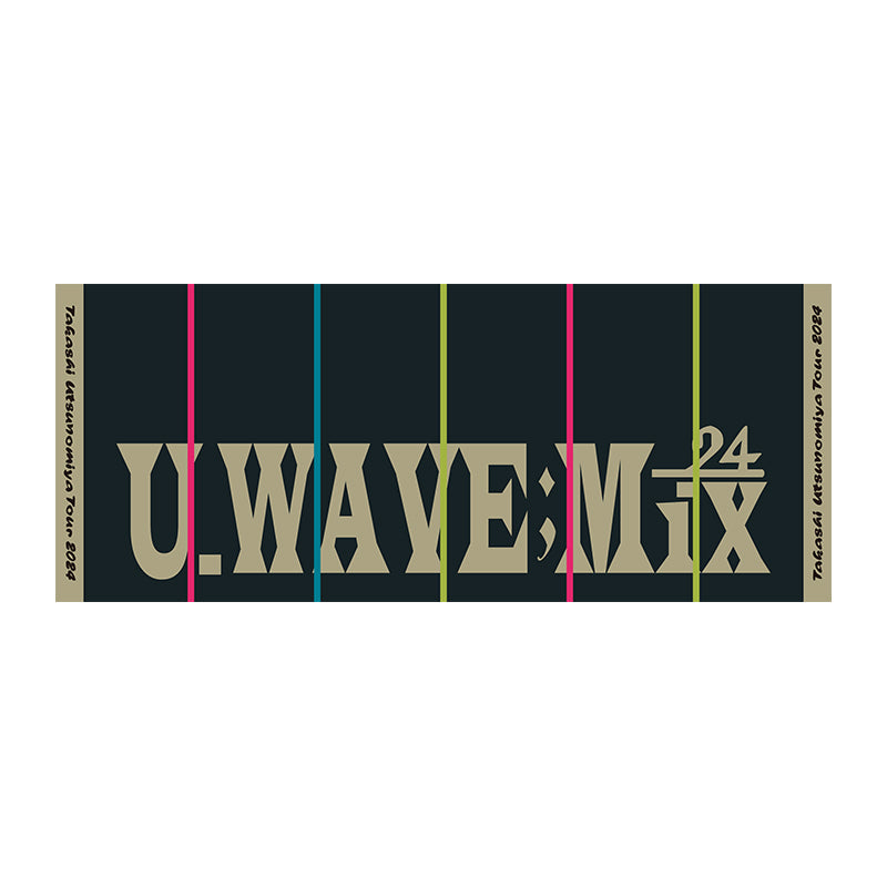 U_WAVE；Mixツアー ロゴタオル